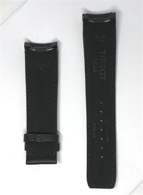 Original Tissot T Touch Expert SOLAR T091420A Black Leather Watch Band