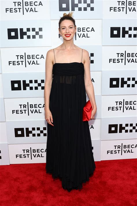 Caitriona Balfe Goes Black for Outlander Premiere at Tribeca Festival