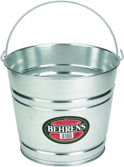 Amazon Behrens Gs Galvanized Steel Utility Pail Quart