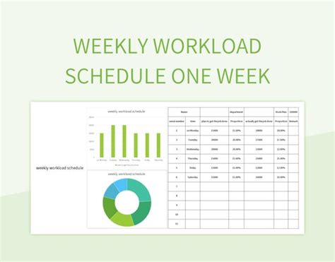 Free Workload Templates For Google Sheets And Microsoft Excel Slidesdocs