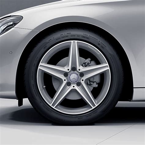 Amg Spoke Rim Set Inch Titanium Grey E Class W Genuine Mercedes