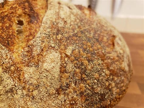 First Real Success With Sourdough Baked In A Lodge Combo Cooker Glamor Shots In The Comments