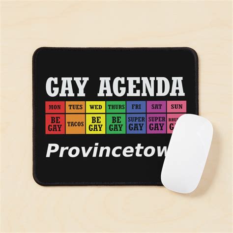 Provincetown Gay Agenda Mouse Pad