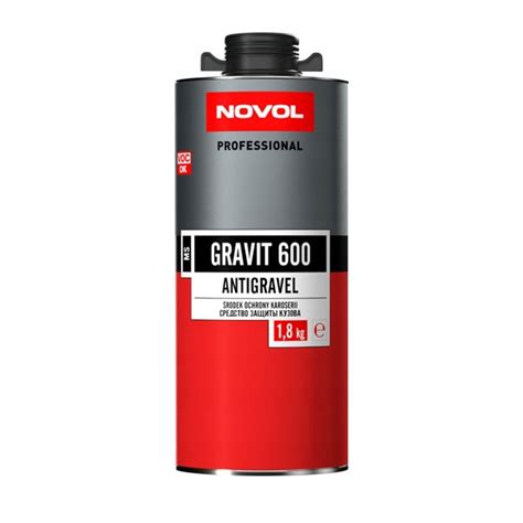 NOVOL Gravit 600 Baranek do Karoserii Czarny 1L 37841 za 25 99 zł z