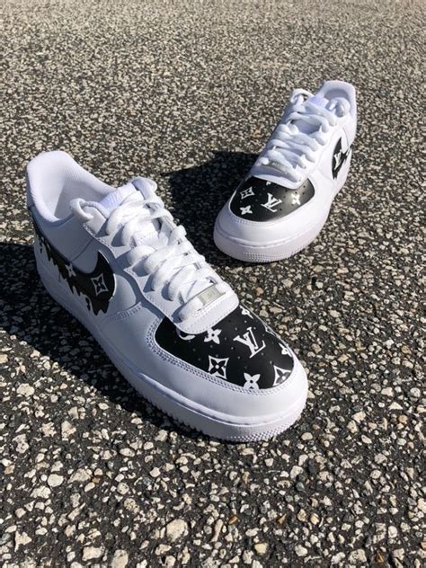 Custom Drip Air Force 1s Etsy