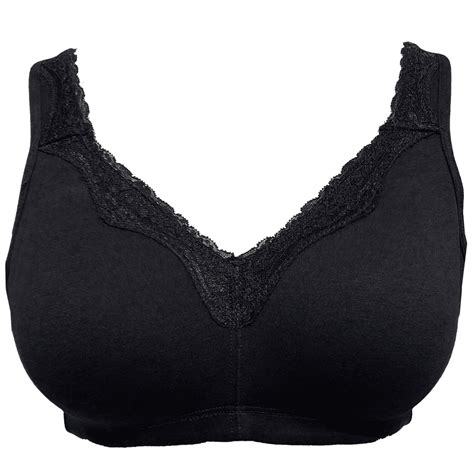 Bimei Womens Mastectomy Bra Lace Plus Size Full Coverage Non Padded