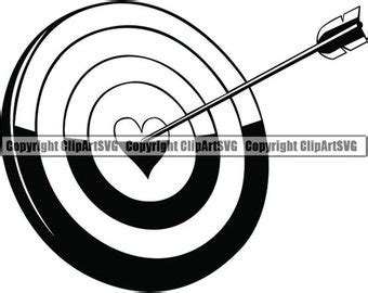 Archery Love Svg Png Dxf Eps Fcm Cut File For Silhouette Etsy