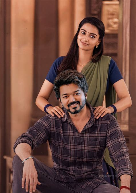thalapathy vijay meenakshichaudhary poster  edit  jeeva sk