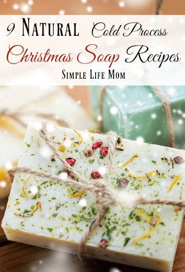 9 Christmas Soap Recipes – Handmade Cold Process Soap Gifts - Simple ...