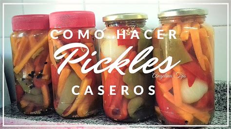 Como Hacer Pickles CaserosReceta Fácil Rápida YouTube