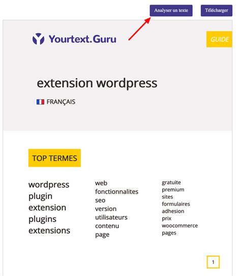 YourTextGuru avis et guide de cet outil doptimisation sémantique