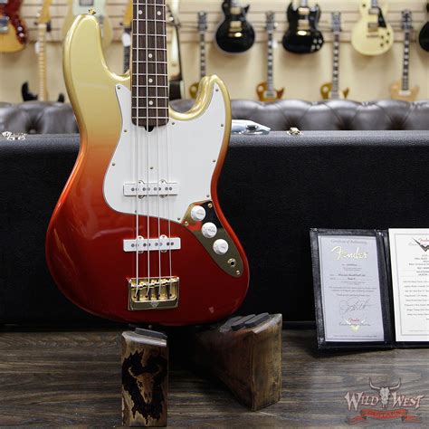 2020 Fender Custom Shop Jason Smith Masterbuilt 70s Jazz Bass NOS Red