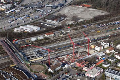 Luftaufnahme Weil Am Rhein Baustelle Zum Neubau Des Einkaufszentrum