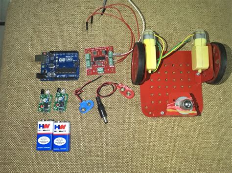 Obstacle Avoider Robot Using Arduino Uno And Ir Proximity Sensor 7 Steps With Pictures