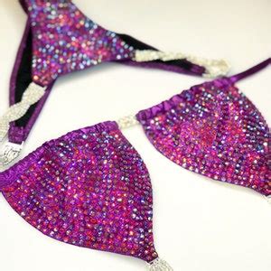 NPC Ifbb Bikini Suit Figure Competition Suit Fitness Bikini Bodybuilding Bikini Custom Crystal