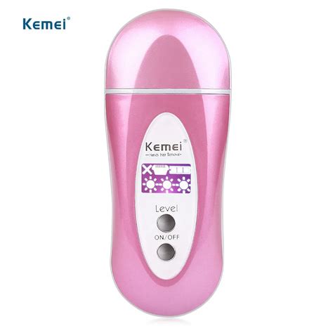 Kemei KM 6810 Recarregável Máquina de Barbear Depilação Depilador