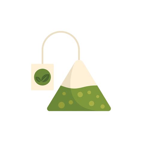 Tea Pyramide Icon Flat Isolated Vector Vector Art At Vecteezy