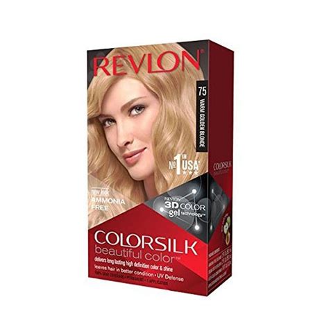 Revlon ColorSilk Beautiful Hair Color 75 Warm Golden Blonde 1715