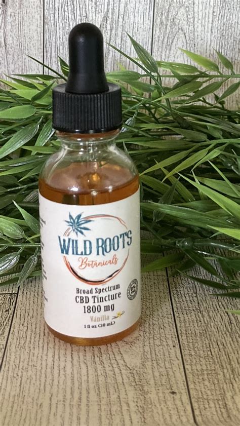 1800 Mg Broad Spectrum Cbd Tincture Oil Vanilla Flavored 1 Fl Oz