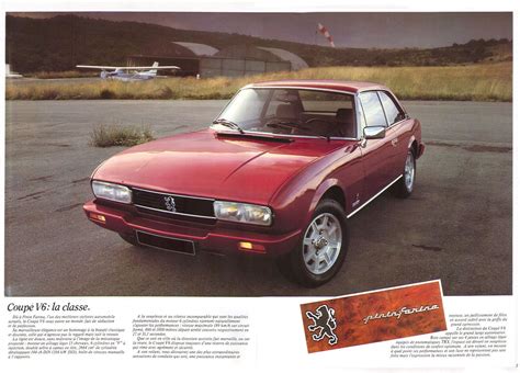 1983 Peugeot 504 Coupe & Cabriolet brochure