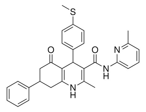 2 METHYL N 6 METHYL 2 PYRIDINYL 4 4 METHYLSULFANYL PHENYL 5 OXO 7