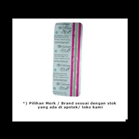 Bisoprolol 5mg Manfaat Dosis And Efek Samping 100 Produk Asli
