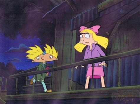 Hey Arnold! ORIGINAL 1990S NICKELODEON PRODUCTION CEL Helga | 1990s nickelodeon, Nickelodeon ...