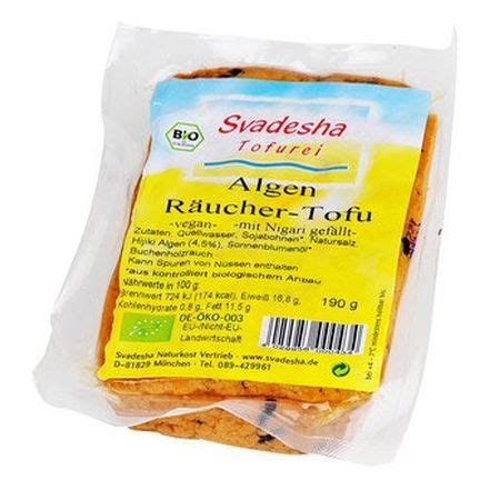 Svadesha Tofu Räuchertofu mit Algen taste of love