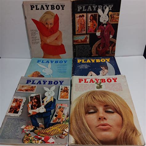 Vintage PLAYBOY Magazine Lot 6 1970s 1960s Values MAVIN