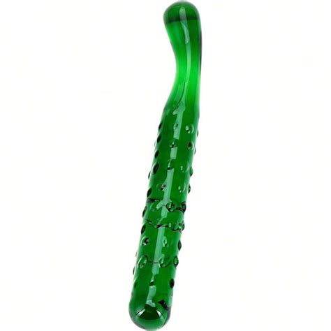 Vegetable Fruit Shape Crystal Dildo Glass Butt Plug Curved Anus Massager Penis Pleasure Wand