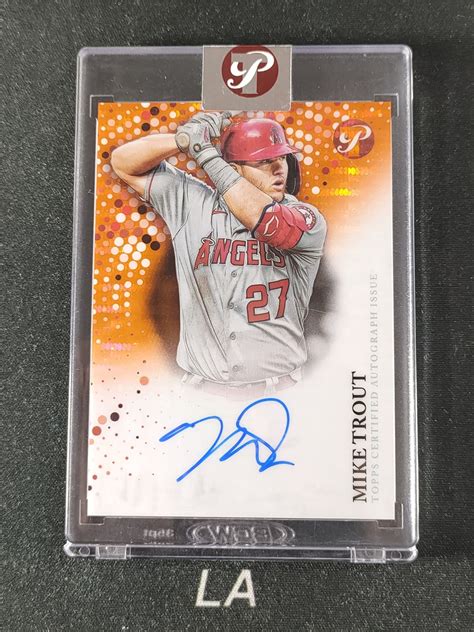 La Topps Pristine Mike Trout