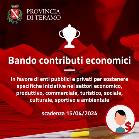 Bando Pubblico Per La Concessione Di Contributi Economici Ordinari In