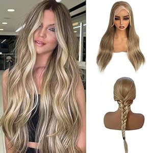Amazon Highlight Ash Blonde Lace Front Wig Human Hair