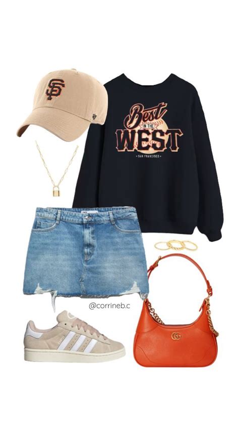 Check Out Corrinebauer1 S Shuffles Cute Sf Giants Outfit Outfitinspo