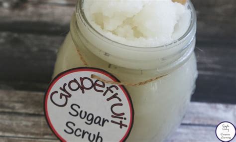 Grapefruit Sugar Scrub Simple Living Creative Learning