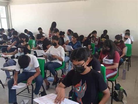 Realizan Examen De Admisión En Conalep De Coatzacoalcos