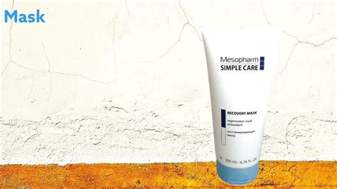 Mesopharm Simple Care RECOVERY MASK 200ml - YouTube