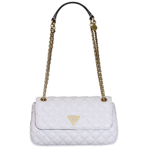 Guess Giully Convertible Crossbody Flap In White Lyst