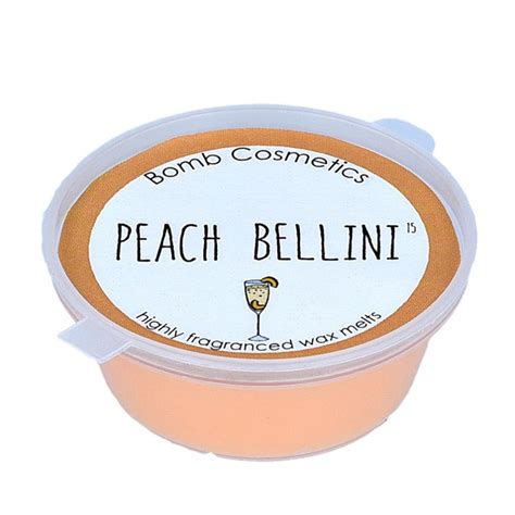 Bomb Cosmetics Peach Bellini Wax Melt Ppeabel12 Candle Emporium