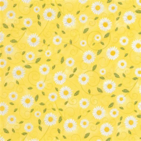 You Are My Sunshine Yellow Daisies Henry Glass Quilt Fabric By The 12