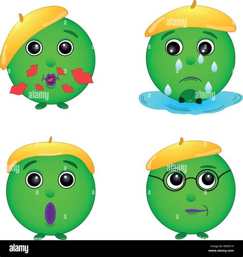 Green Smiley Face Clip Art Emotions