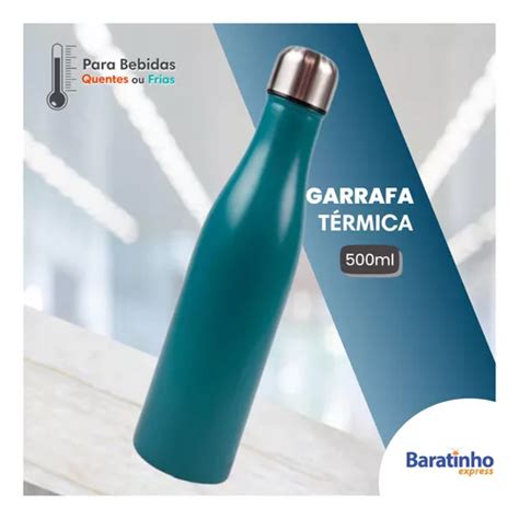 Garrafa T Rmica Ml A O Inox Parede Dupla Gua Gelada Frete Gr Tis