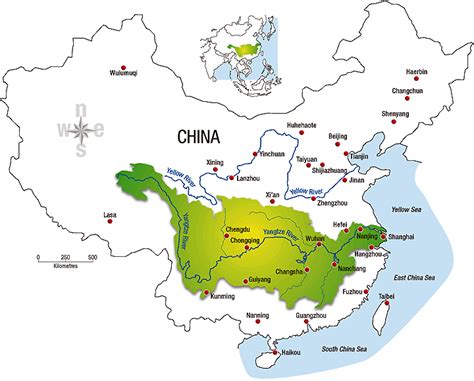 Yangtze River Maps