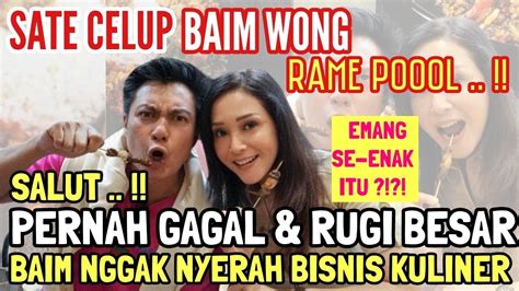 Baim Wong Nggak Kapok Kapok Buka Sate Celup Langsung Rame Beneran