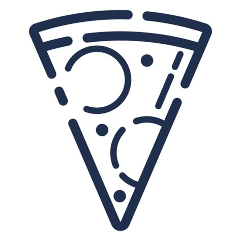 Pizza Slice Stroke Transparent Png And Svg Vector File