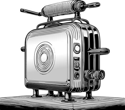 Download Ai Generated Toaster Machine Royalty Free Vector Graphic