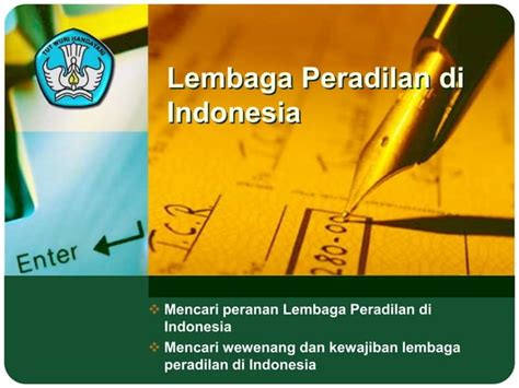 Lembaga Peradilan Indonesia PPT