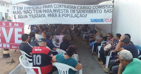 Em Greve Trabalhadores Da Caerd Sem Sal Rios Pedem Socorro Fnu