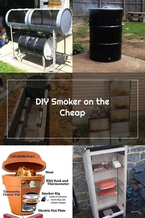 Homemade Smoker Diy Smoker On The Cheap Diy Smoker Homemade Smoker