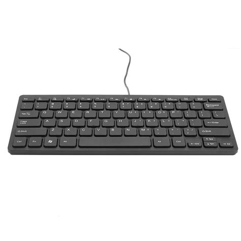 K1000 10 Inch Ultra Thin 78 Keys Wired Keyboard Mini Usb Slim Pc